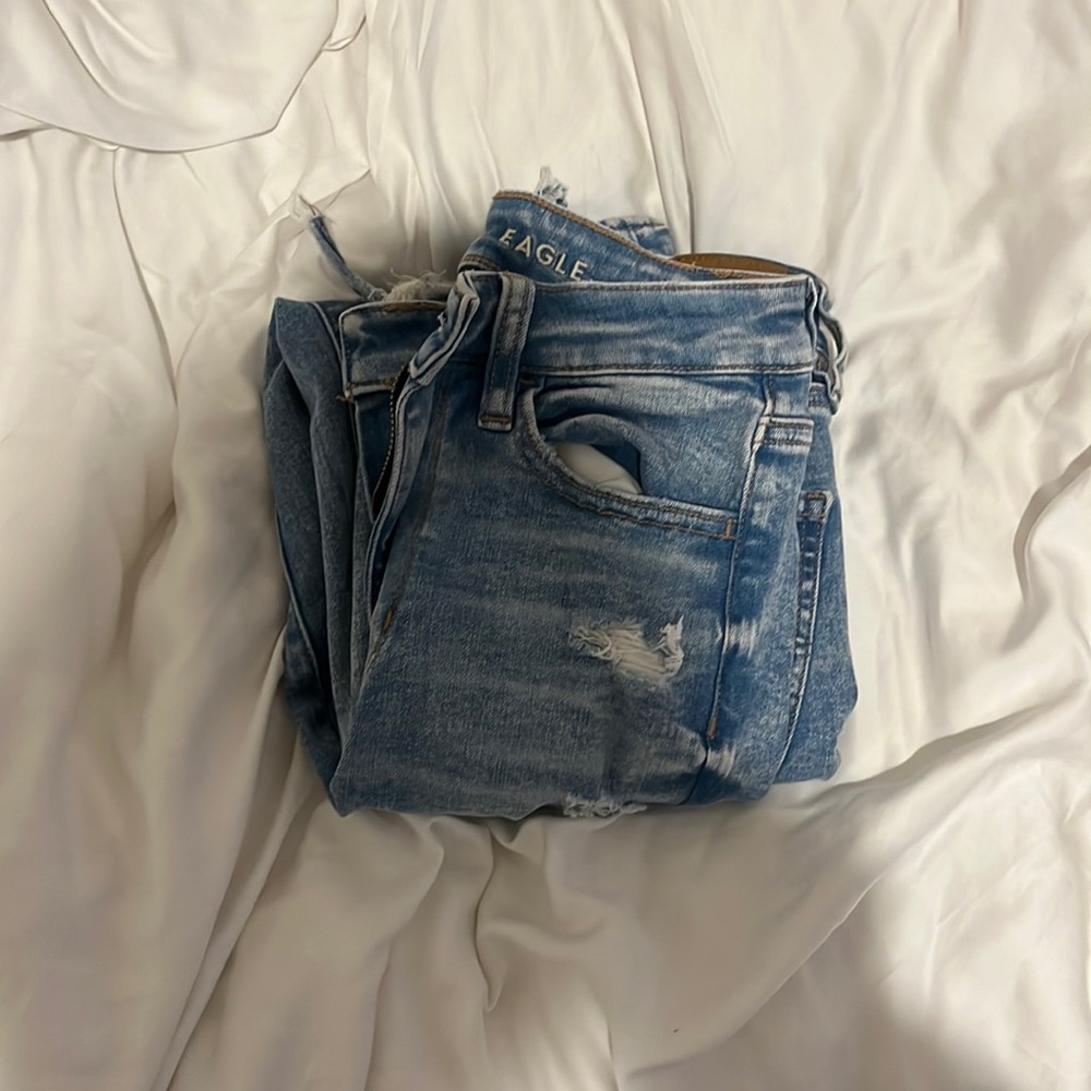 american eagle next level stretch super hi-rise jegging